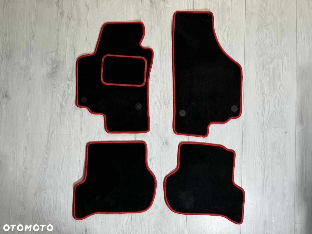 Dywaniki Welurowe Seat Leon 2 II 05-13 Dopasowane Grube PREMIUM Stoper - 1