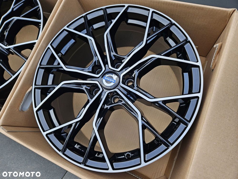VOLVO 18 Nowe 5x108 S60 V60 S90 V90 S80 V70 XC60 XC40 V40 Felgi Czarne - 7