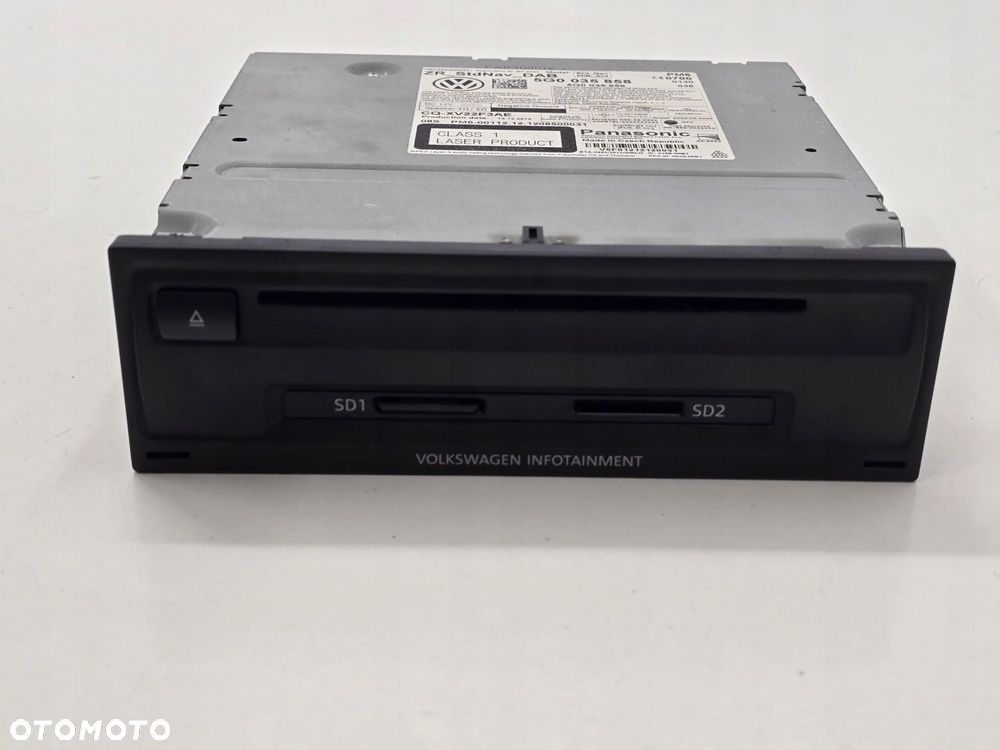 VW GOLF VII 14R MODUŁ CZYTNIK MMI 5G0035858 - 1