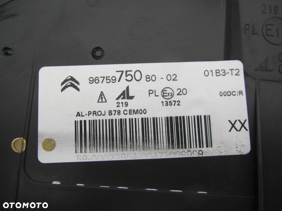 CITROEN C4 PICASSO 2 2013 -  bi xenon reflektor kpl. OE - 7