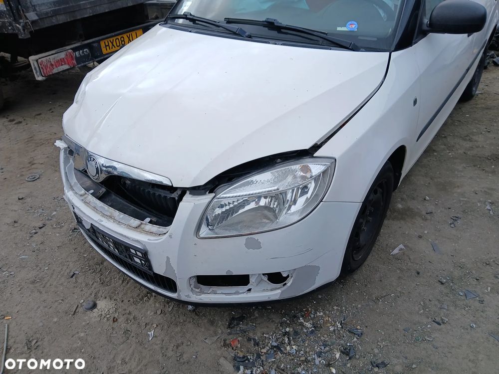 SKODA FABIA II 2 HB LF9E 07R maska pokrywa silnika klapa bagażnika zderzak lampa reflektor pas - 2