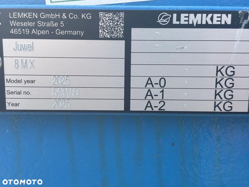 Lemken JUWEL 8 M X 4+1 / 100 - 9
