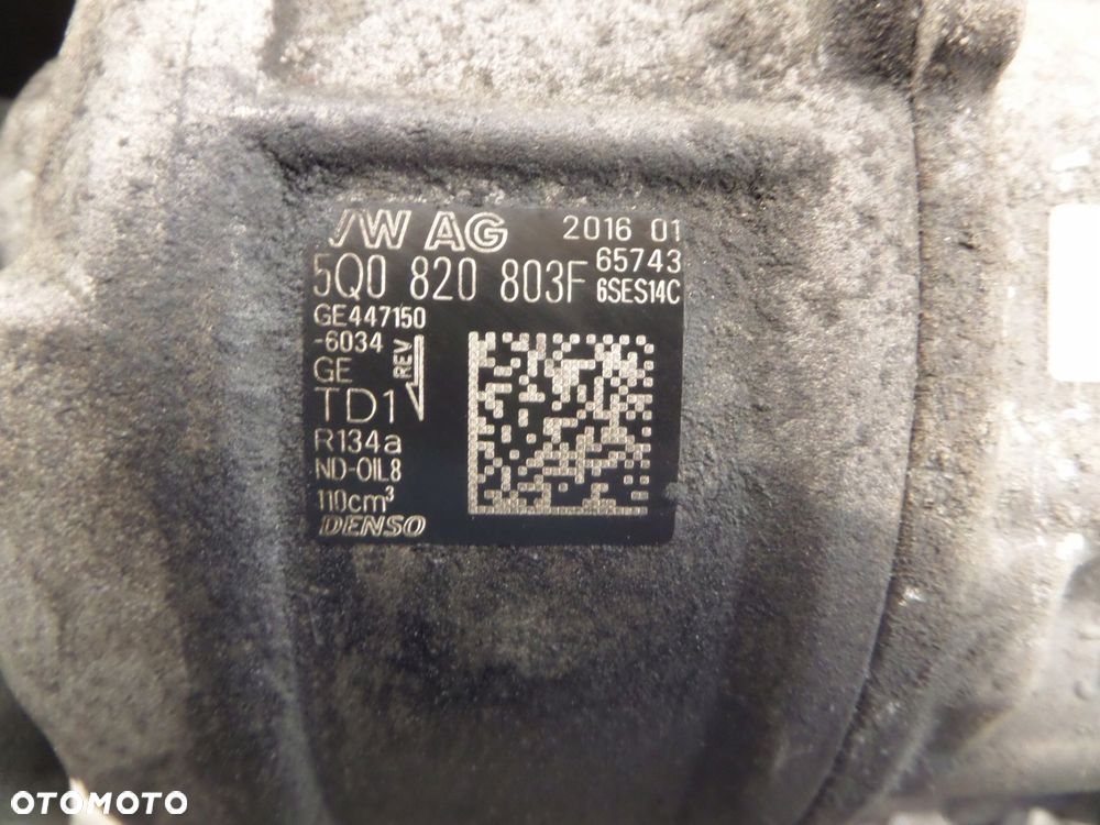 sprężarka klimatyzacji kompresor vw seat skoda audi 5q0820803f - 4