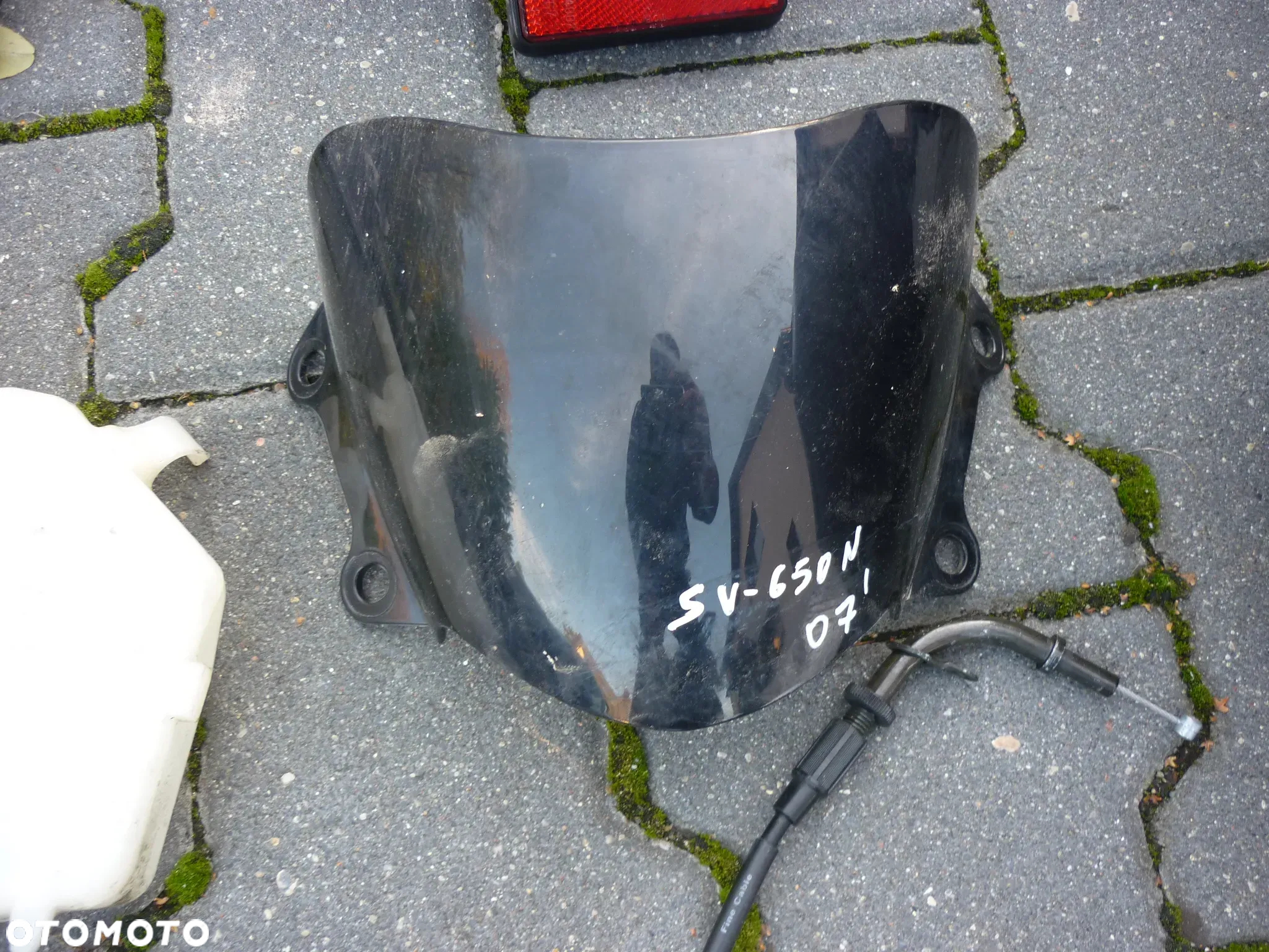 Chłodnica oleju sety tył wypełnienie wentylator części Suzuki SV 650 rok 2007 - 6