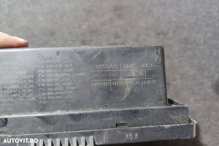 Panou sigurante si relee 518975032 284B7 JD02A MX1253 Nissan Qashqai - 4