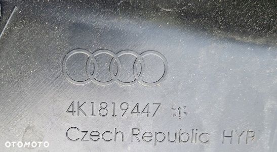 audi a6 c8 4k osłona zaślepka podszybia lewa - 2