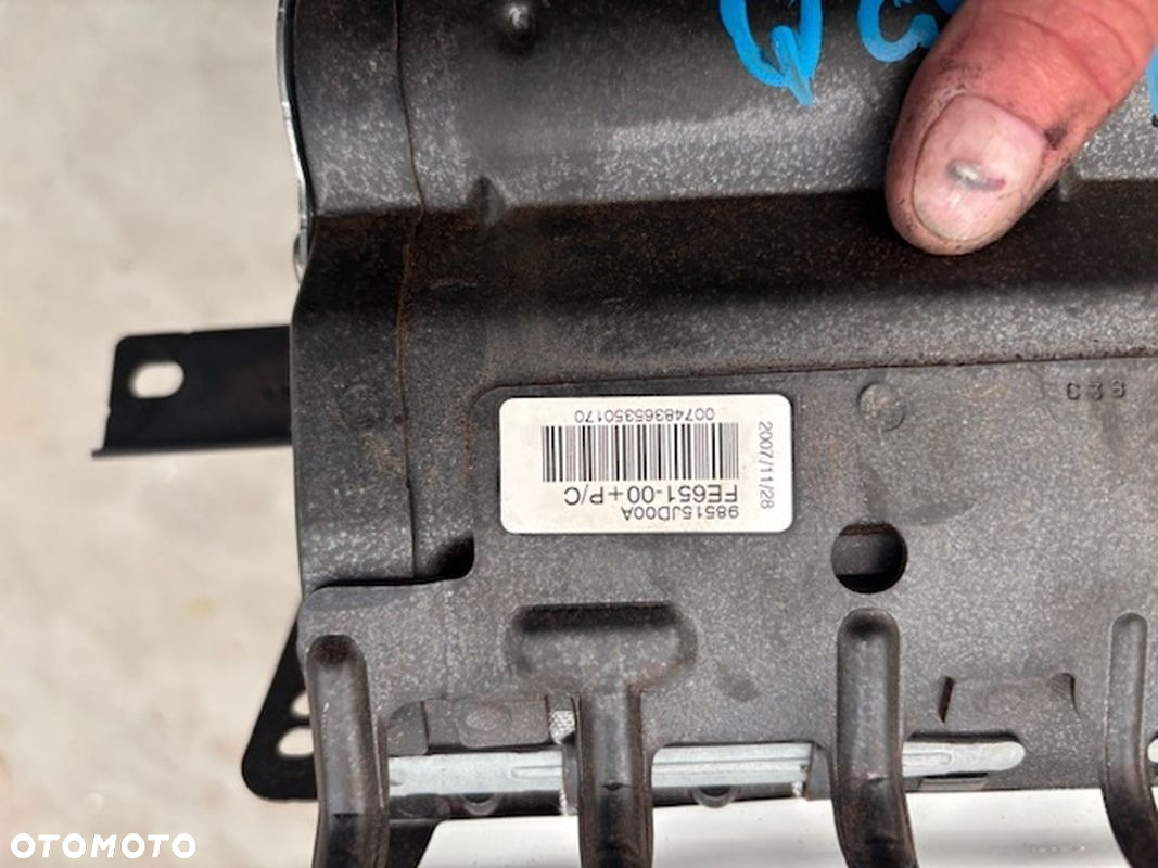 PODUSZKA PASAŻERA AIRBAG NISSAN QASHQAI J10 2006- 98515JD00A - 3