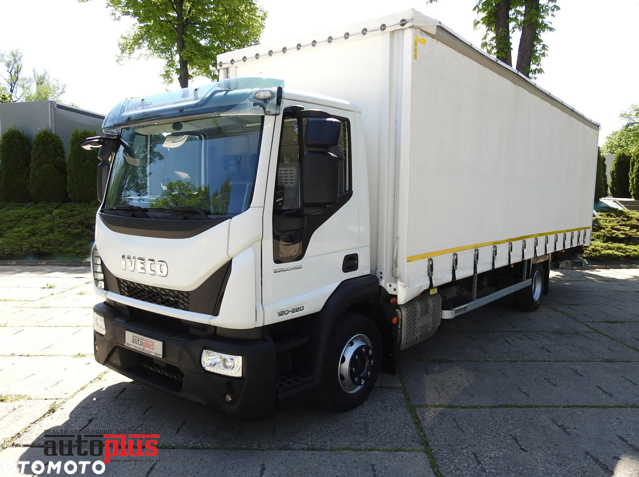 Iveco EUROCARGO 120 - 220 PLANDEKA WINDA 20 PALET AUTOMAT KLIMATYZACJA LEDY PNEUMATYKA BLIŻNIACZE KOŁA 220KM [ 3955 ] - 2