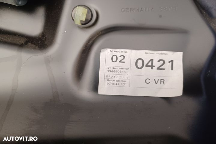 Macara geam fata dreapta electrica 3C1837756K  1K0959792K 1K0959702AR - 6