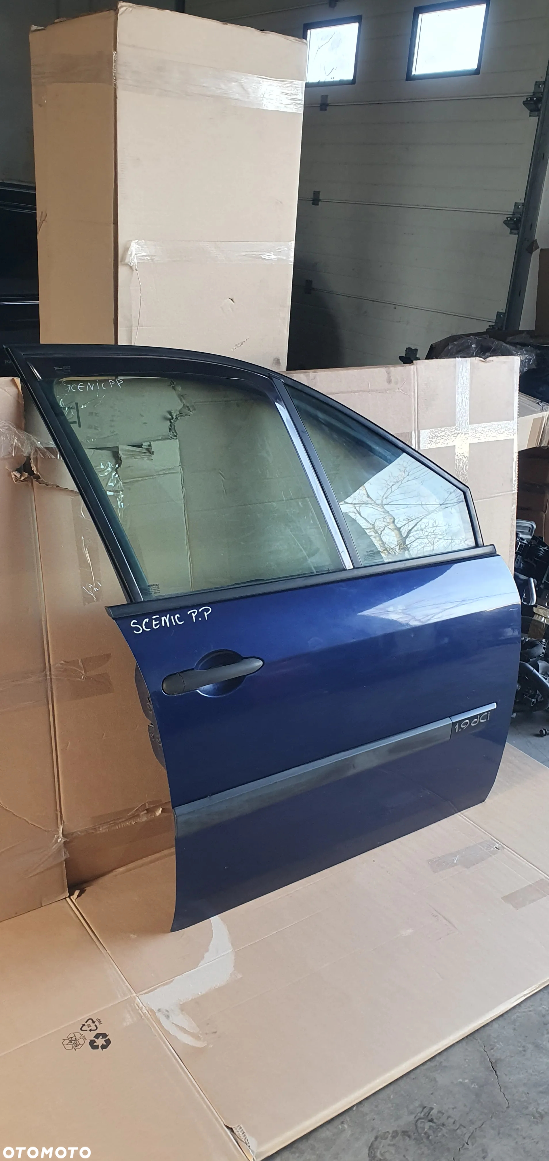 Drzwi prawy przód przednie prawe Renault Scenic II 2 TEF43 - 2