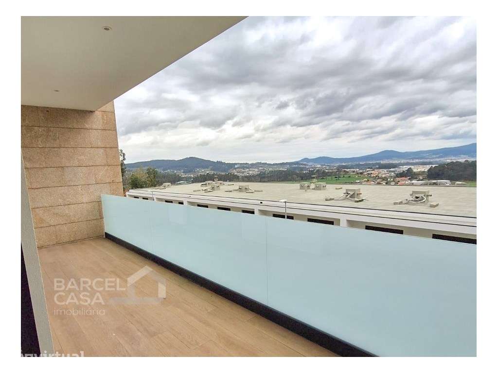 Apartamento T3 Novo, c/ garagem fechada em Airó - Barcelos - Grande imagem: 2/16