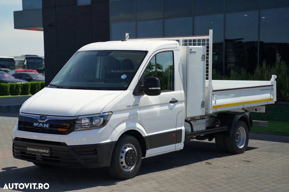 MAN TGE 4.180 / BASCULATOR SPATE / DUBLU / CAMERĂ MARȘARIER / IMPORTAT - 13