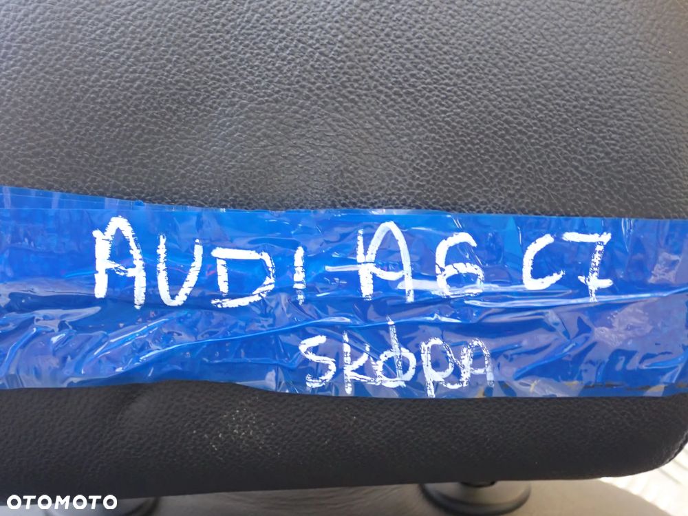 AUDI A6 C7 FOTEL PRZEDNI PRAWY / LEWY ORAZ KANAPA TYLNIA  SKÓRA  KOMPLET, DOSTĘPNE 2 KOMPLETY - 15