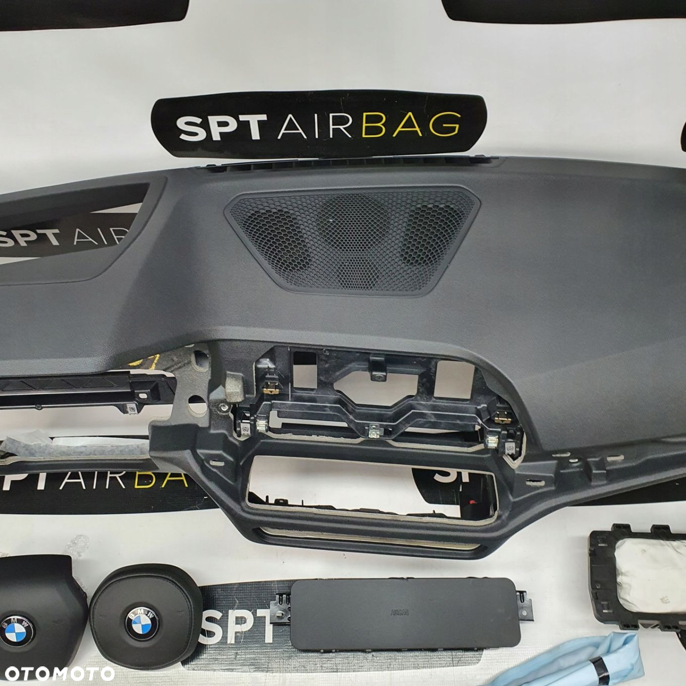 BMW SERIA 3 G20 G21 SERIA 4 G22 G23 G26 DESKA ROZDZIELCZA KONSOLA KOKPIT PULPIT PODUSZKI AIRBAG AIR BAG PASY KIT SET - 3