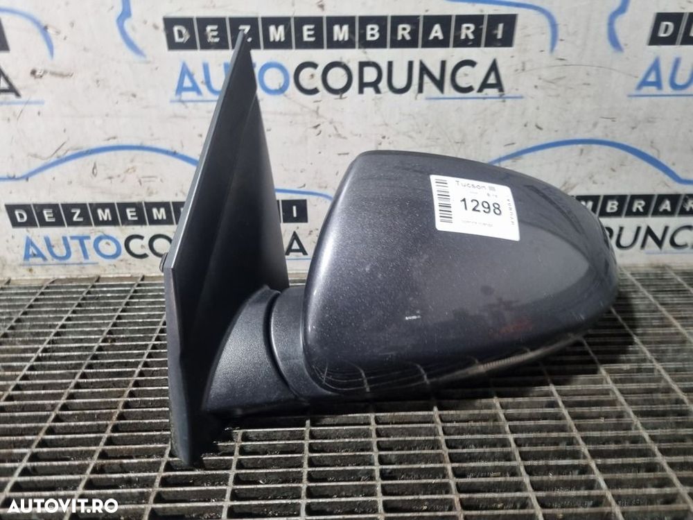 Oglinda stanga Hyundai Tucson III 2015 - 2018 4 Usi Micron Grey Z3G (1298) Rabatabile ... - 1
