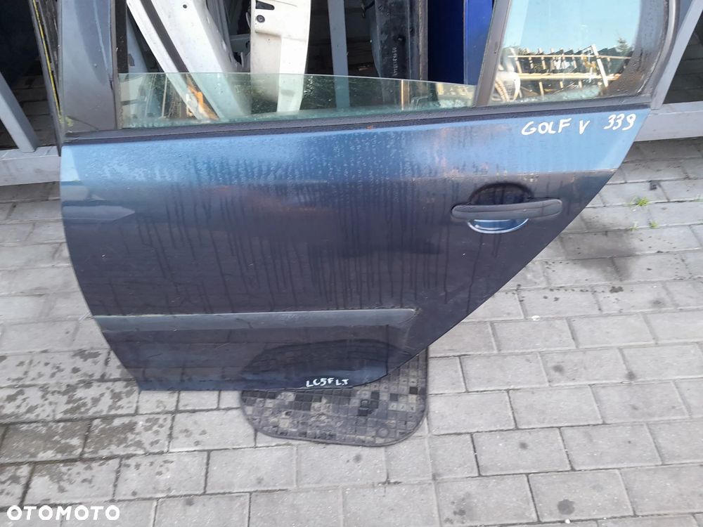 VW GOLF V DRZWI LEWE TYLNE LEWY TYŁ KOLOR: LC5F - 1