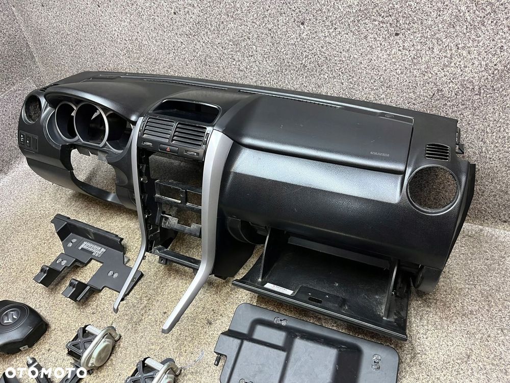 Deska rozdzielcza kokpit pasy poduszkI modul AIRBAG Grand Vitara II EUROPA - 11