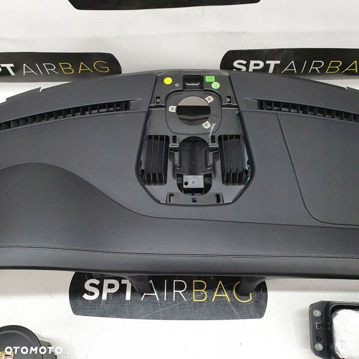 PORSCHE CARERRA 911 991 DESKA ROZDZIELCZA KONSOLA KOKPIT PULPIT PODUSZKI AIRBAG AIR BAG PASY KIT SET - 3