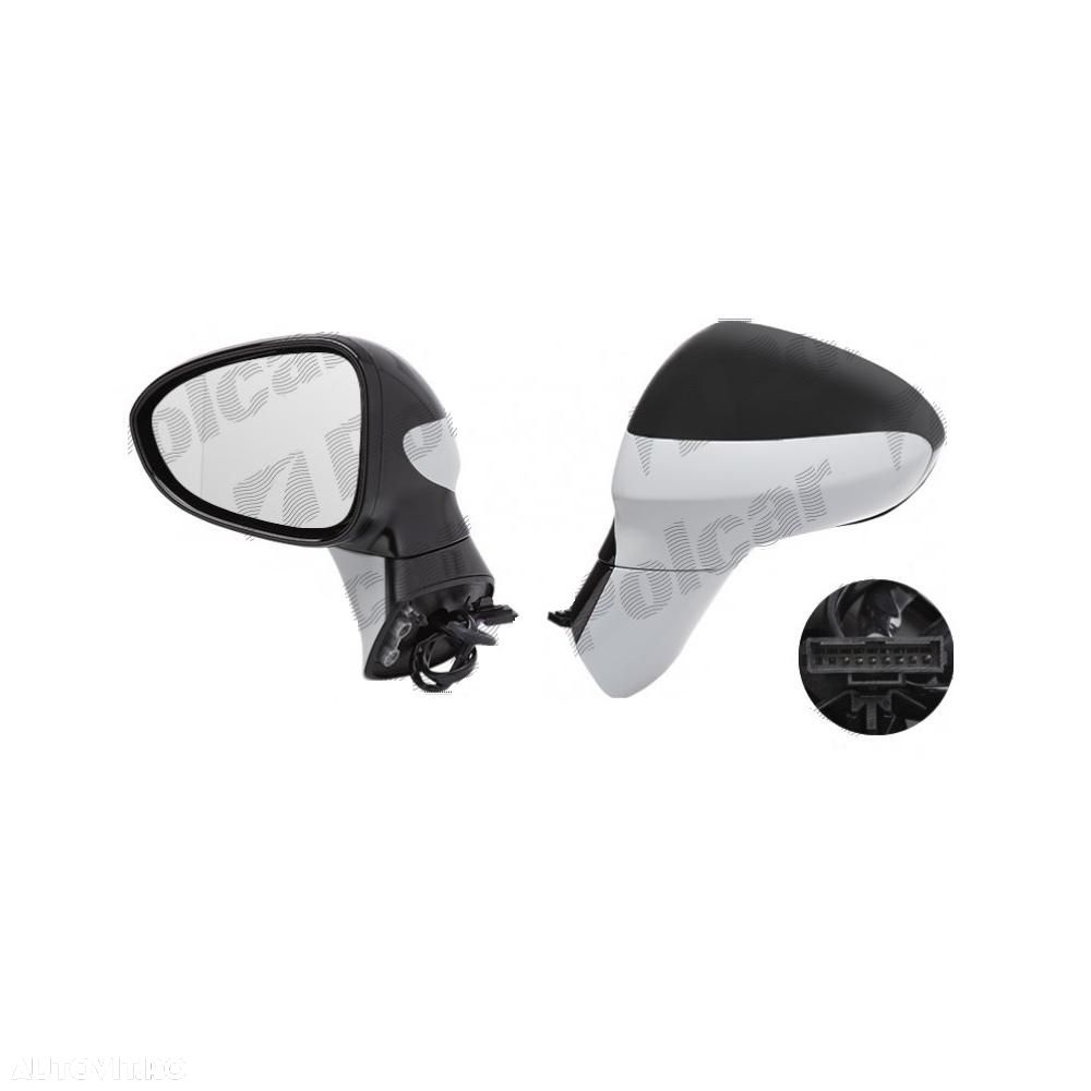 Oglinda exterioara Opel Zafira Tourer, 01.2012-, stanga/dreapta, reglare electrica; grunduit; incalzita; geam asferic; cromat; pliere electrica; 7 pini; brat oglinda grunduit, View Max - 1