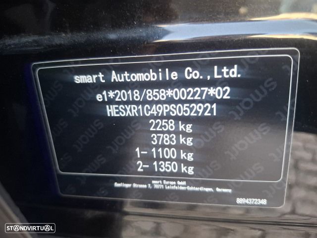 Smart #1 66 kWh Pro+ — fotografia 60