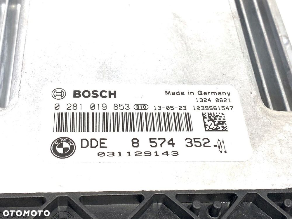 KOMPUTER SILNIKA  BMW X1 (E84) 2009 - 2015 xDrive 20 d 135 kW [184 KM] olej napędowy 2012 - 2015 - 4
