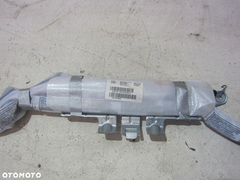 BMW X3 F25 KURTYNA POWIETRZNA AIRBAG LEWY LEWA PODUSZKA 9182226 72129182225 - 2