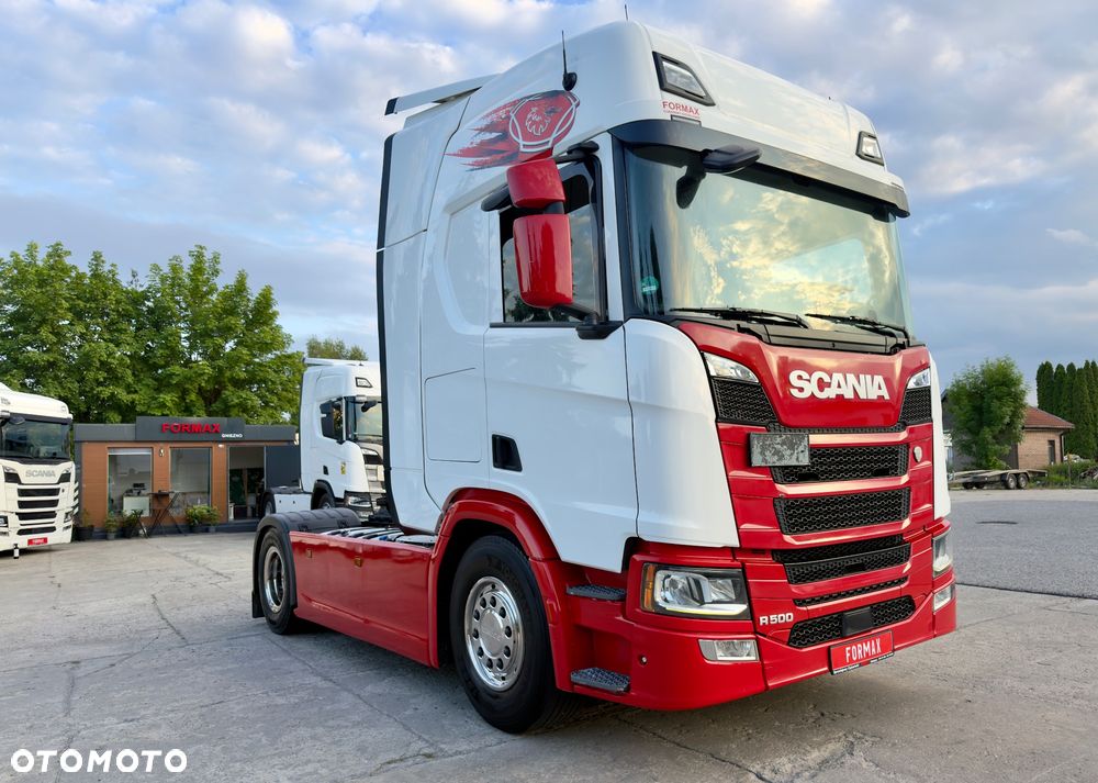 Scania R 500 /// z Niemiec /// 4 poduszki tył ///  Klima postojowa /// Full led /// Full spoiler /// Navi /// - 9