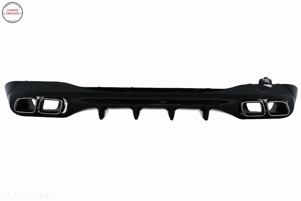 Difuzor pentru bara spate Mercedes C Class W206 S206 Sport Line (2021+) C63 Design- livrare gratuita - 1