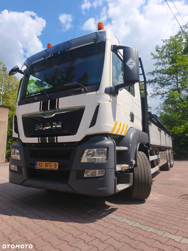 MAN TGS 26.400 hiab 377 6x2 HDS Żuraw - 8