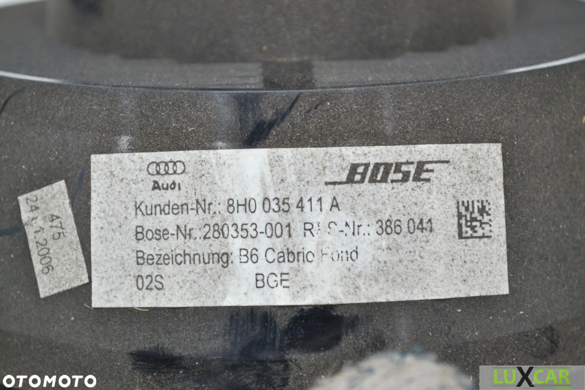 AUDI A3 8P GŁOŚNIKI BOSE WZMACNIACZ ZESTAW 8E0035411A 8H0035411A 8P3035223 GORLICE - 8