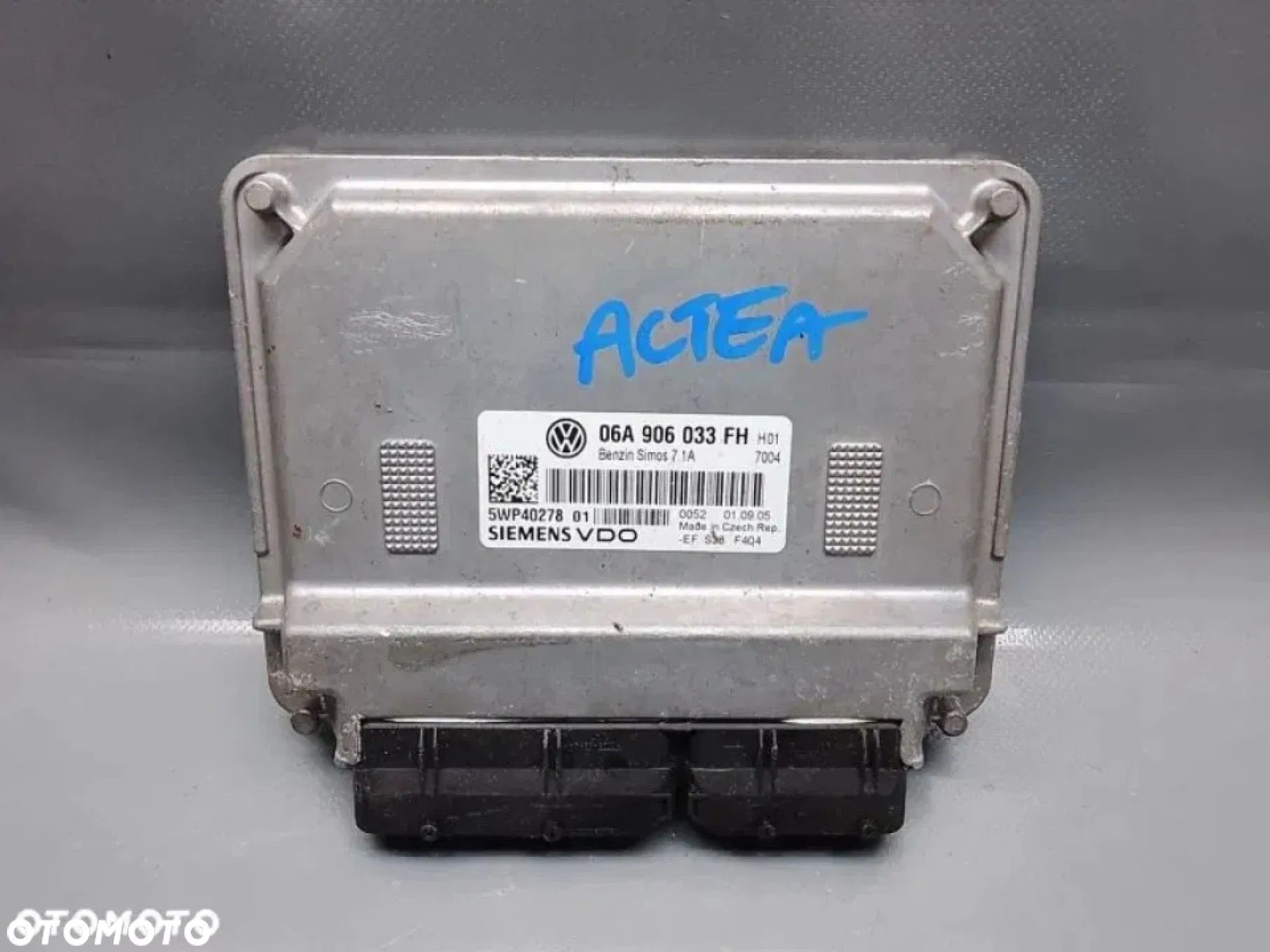 Seat Altea 5P0 1.6 Sterownik Silnika Komputer 06A906033FH - 1