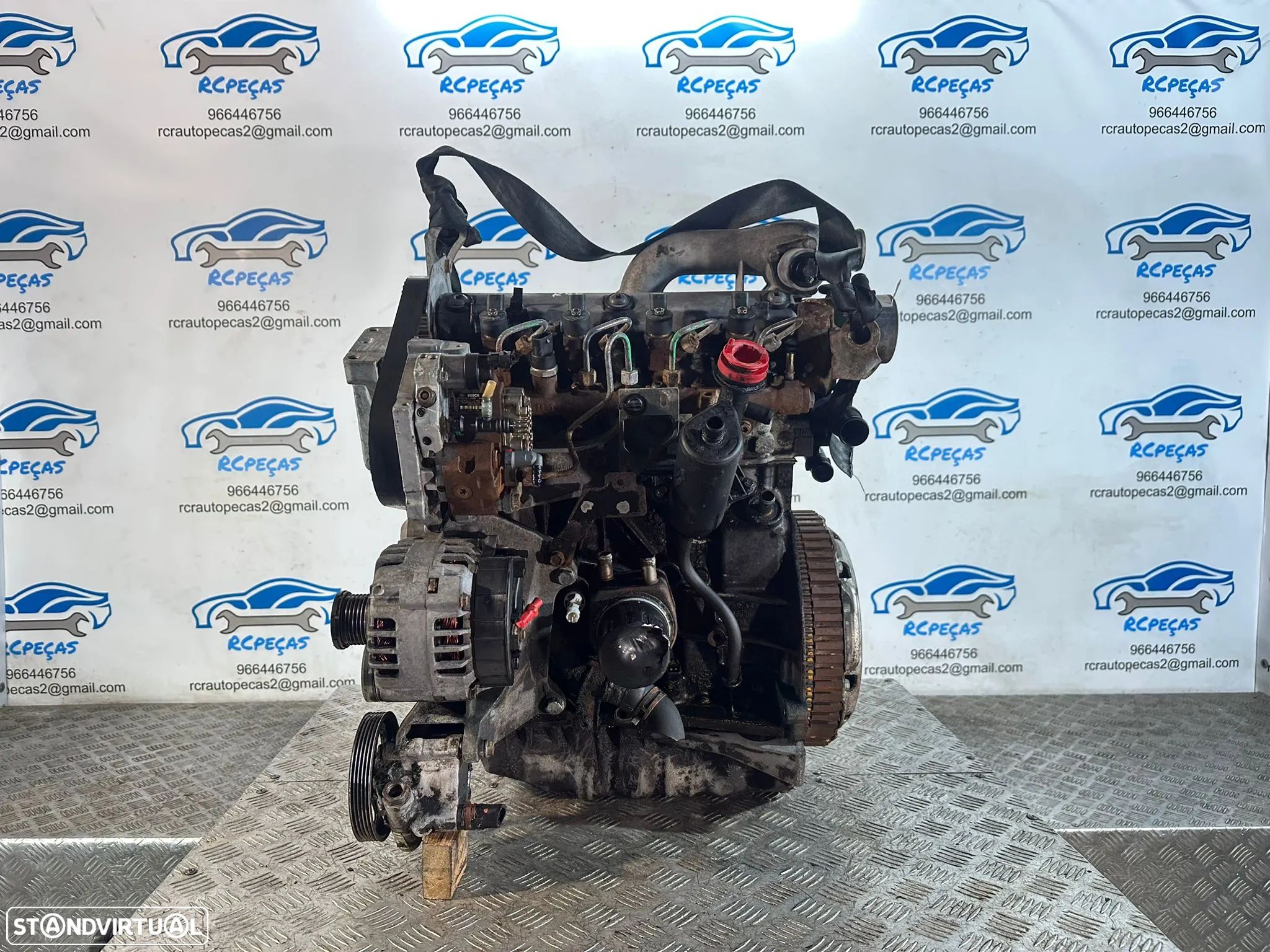 .Motor Completo Renault Nissan Opel F9QU762 F9Q762 F9Q 762 1.9 DCi 82v 8v - 1