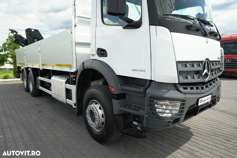 Mercedes-Benz AROCS 2636 / 6x4 / 7.6 M LIVRARE + HIAB 188 B-3 HDS / PODEA RESISTENTĂ / RADIOCOMANDĂ / ROTATOARE / EURO 6 - 11