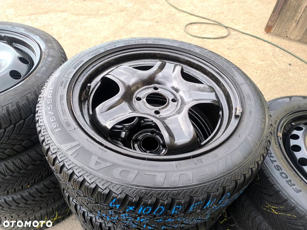 4x100 Felgi Stalowe stal strukturalne 16 Koła Zimowe Zima RENAULT Captur Clio IV 4 MEGANE NISSAN NOTE MICRA DACIA Dokker Logan Jogger Lodgy Sandero Stepway 6mm Legnica ALU-RAD 195/55 - 3