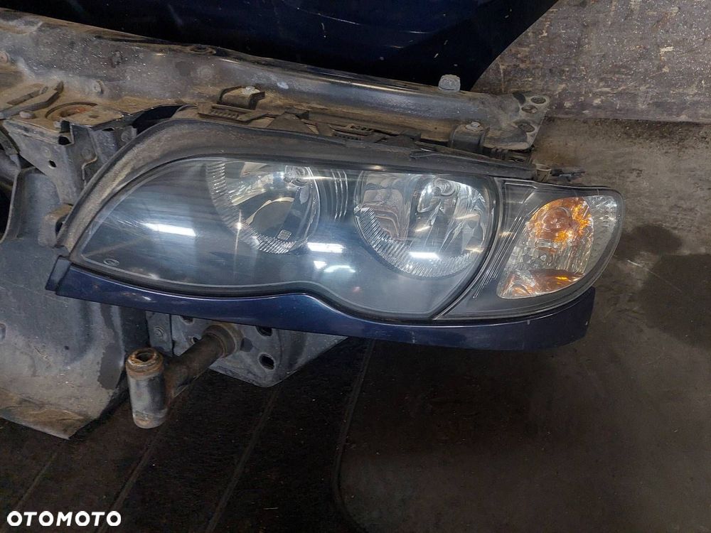 KOMPLETNY PRZÓD MASKA PAS LAMPY BMW E46 LIFT 317/5 ORIENTBLAU METALLIC - 4