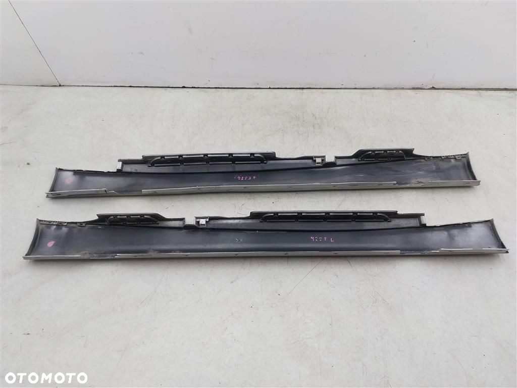 Listwy progowe zewnętrzne LEWA+PRAWA BMW Seria 1 E87 TITANSILBER 2004-2013 - 2