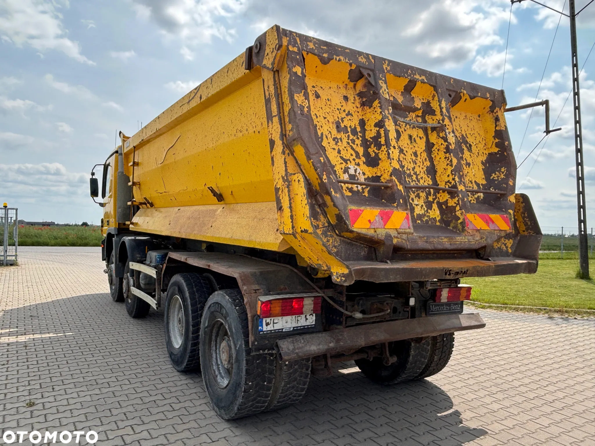 Mercedes-Benz ACTOROS 4144, skrzynia EPS, napęd 8x8 ,  wywrotka , wersja wzmocniona 5 piór tył, wywrotka , mulda , - 7