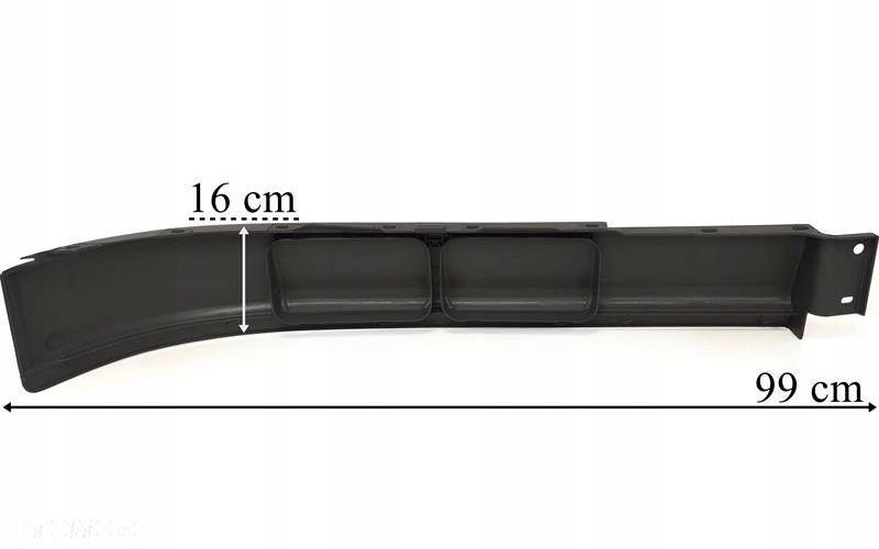 mercedes actros spoiler bez halogenu lewy (niski) 9418850825 - 2