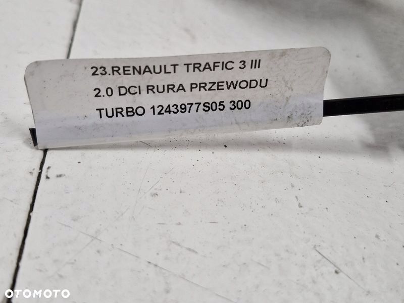 RENAULT TRAFIC III 3 2.0 DCI RURA PRZEWÓD TURBO TURBOSPRĘŻARKI 1243977S05 - 8