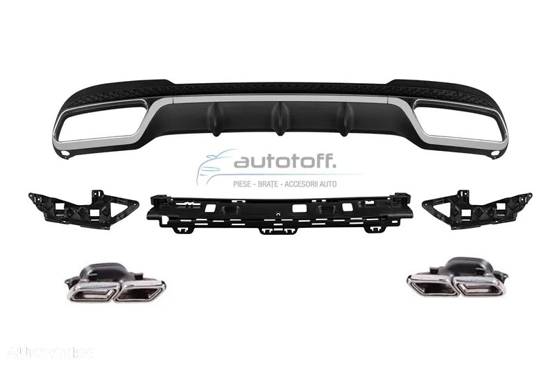Difuzor bara spate Mercedes W212 E-Class Facelift (13-16) - 1
