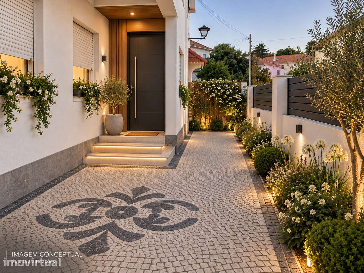 Moradia no Bairro da Encarnação com garagem, jardim, cave e terraço - Grande imagem: 4/39