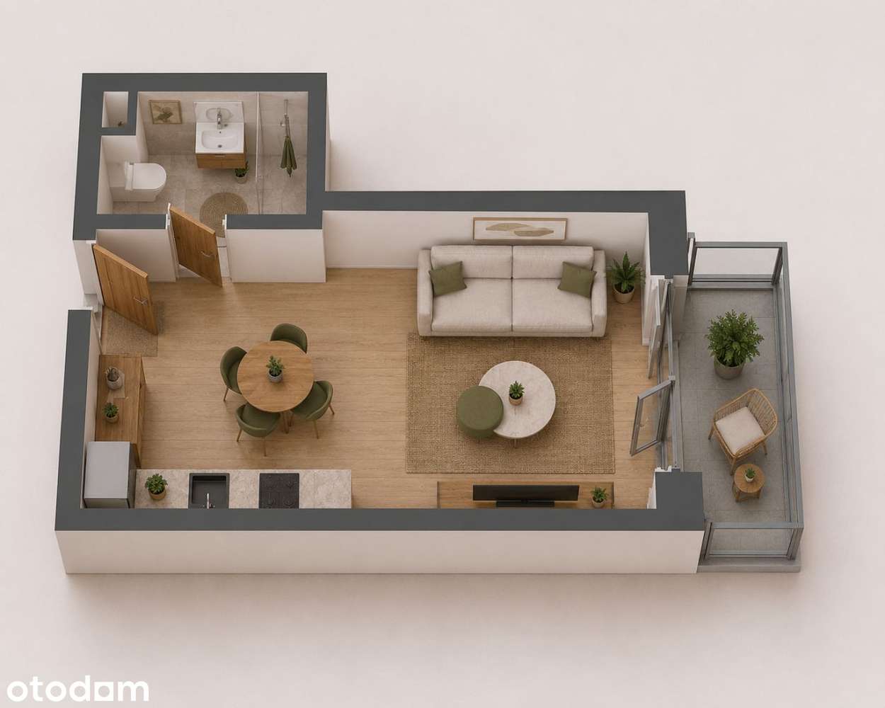 Kompaktowe mieszkanie | Grundmanna Apartamenty
