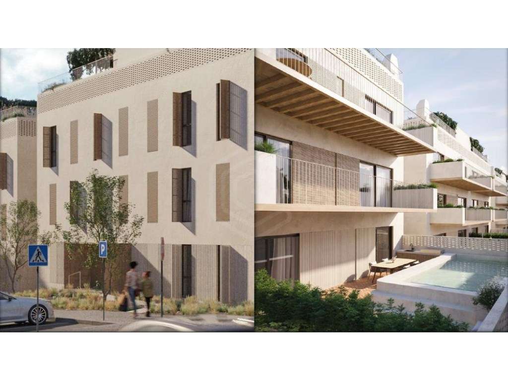 Apartamento T3, piscina individual, perto da praia, Fuseta, Algarve - Grande imagem: 4/16