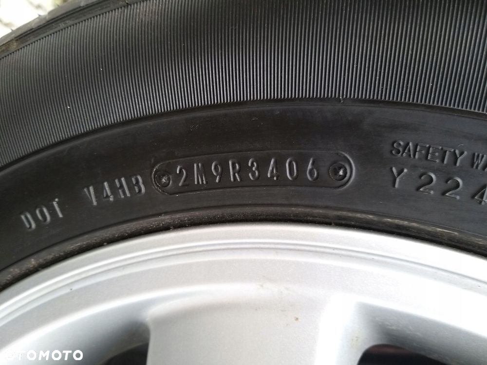 daihatsu terios ii 06r- koło zapasowe dojazdowe pokrowiec komplet mocowanie - 6