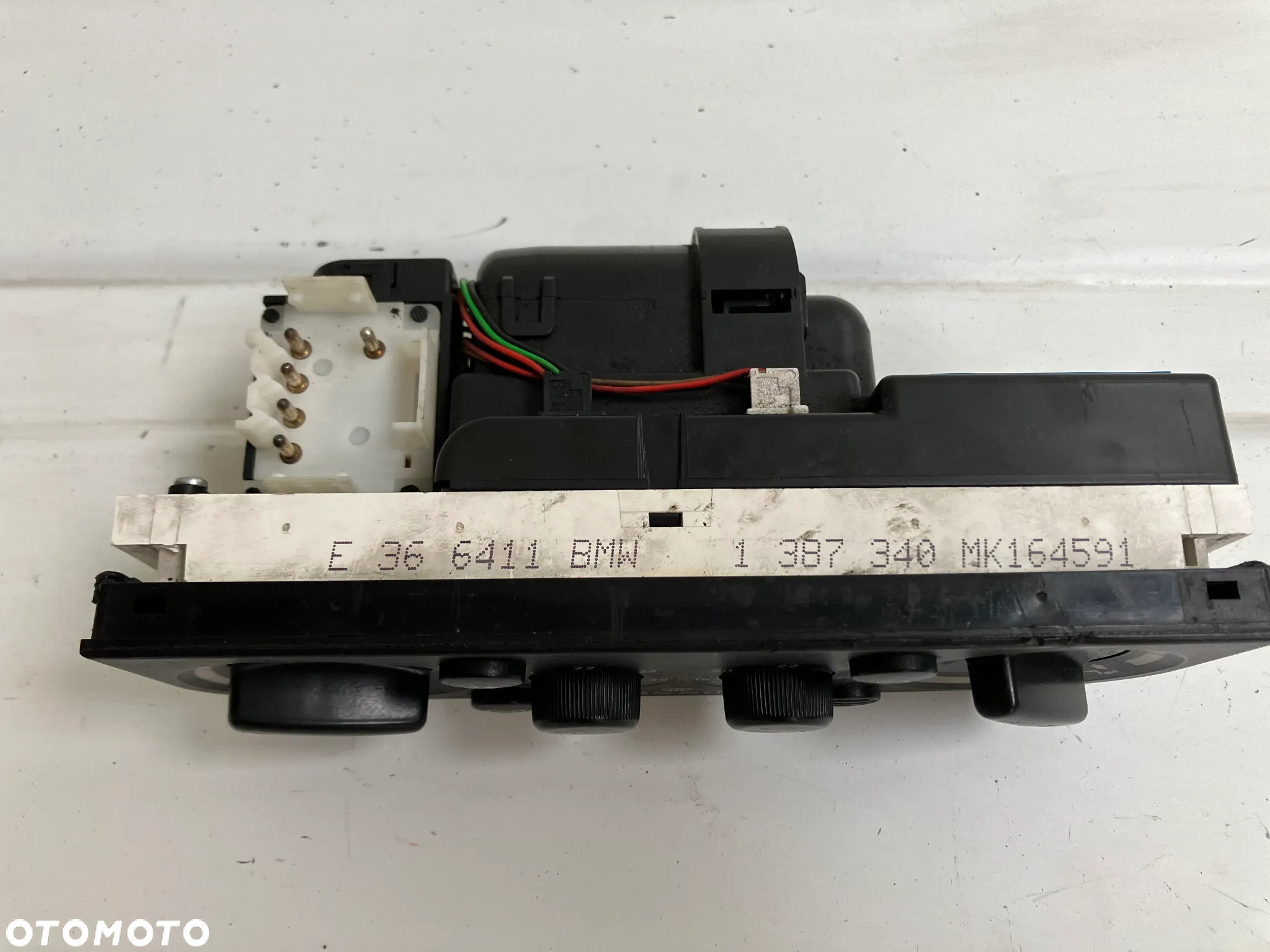 PANEL STEROWANIA KLIMATYZACJĄ BMW E36 PRZED LIFT RARYTAS POKRĘTŁA SUPER STAN!!! 1387340 - 2