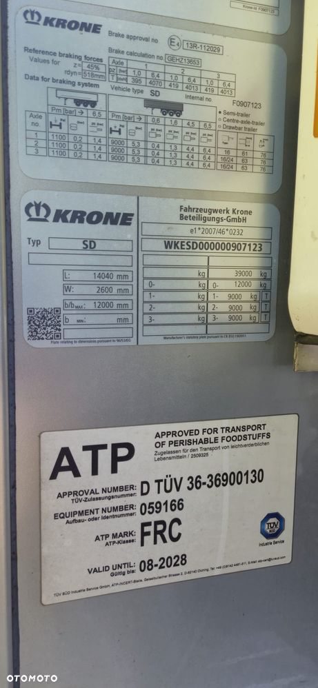 Krone Chłodnia doppelstock  SLXi 400 -aktualny kontrakt - 9
