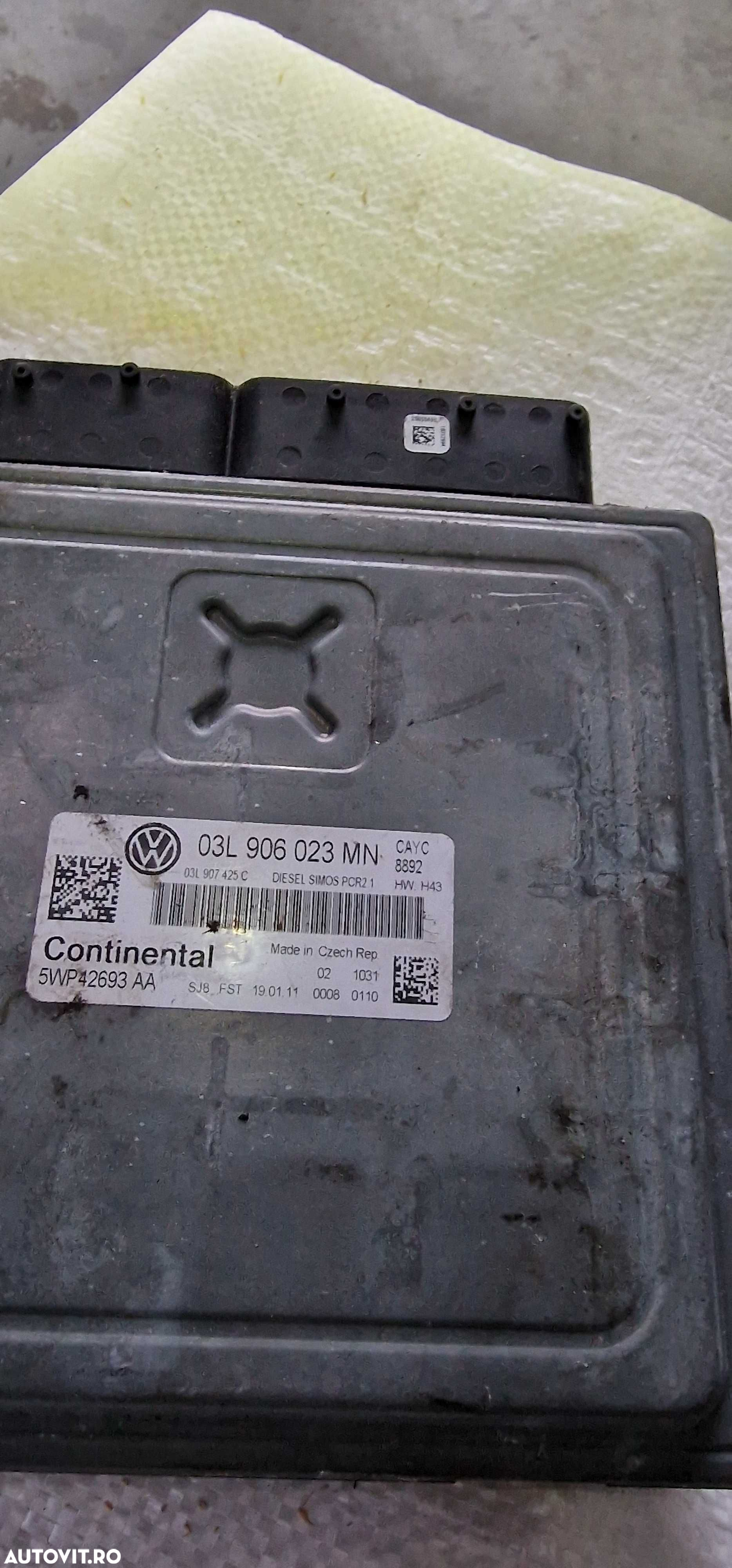 Calculator Motor Vw Skoda 1.6 tdi CAYC cod 03L906023MN - 2