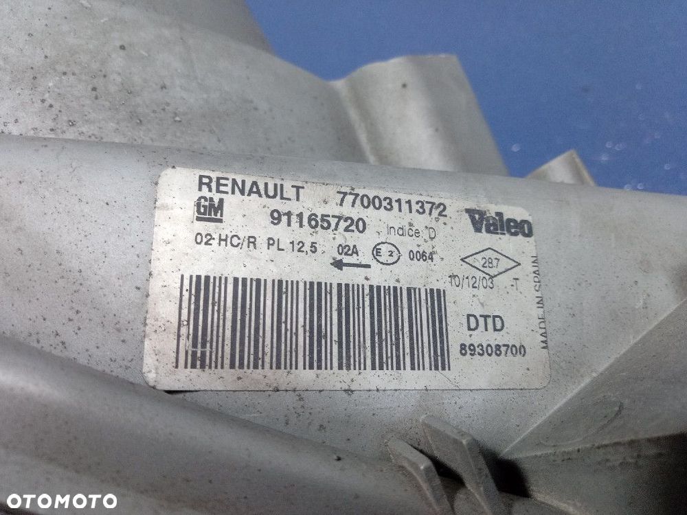 OPEL VIVARO A TRAFIC II  REFLEKTOR PRAWY PRZÓD LAMPA PRZEDNIA EU7700311372 - 5