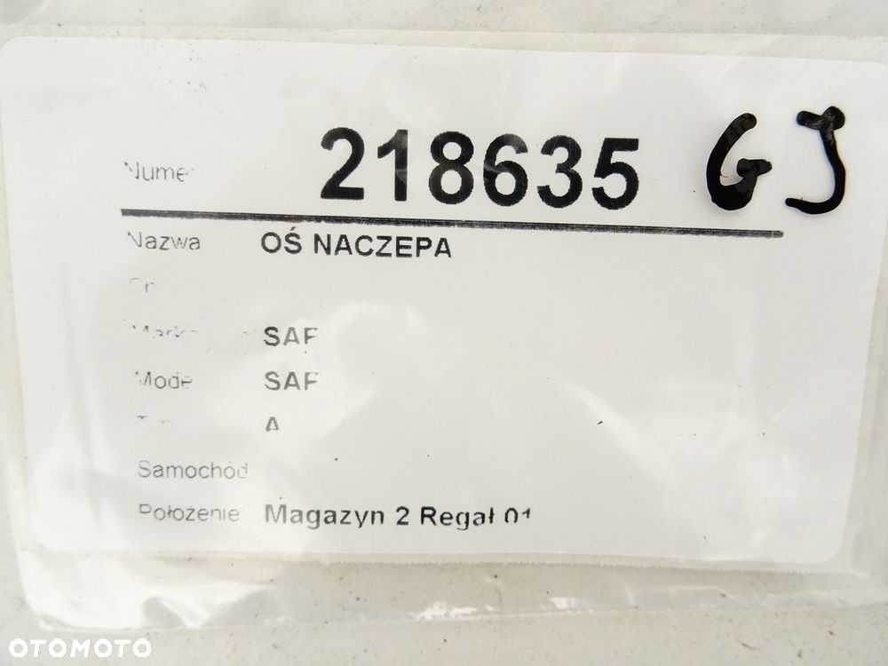 OŚ NACZEPA SAF - 7