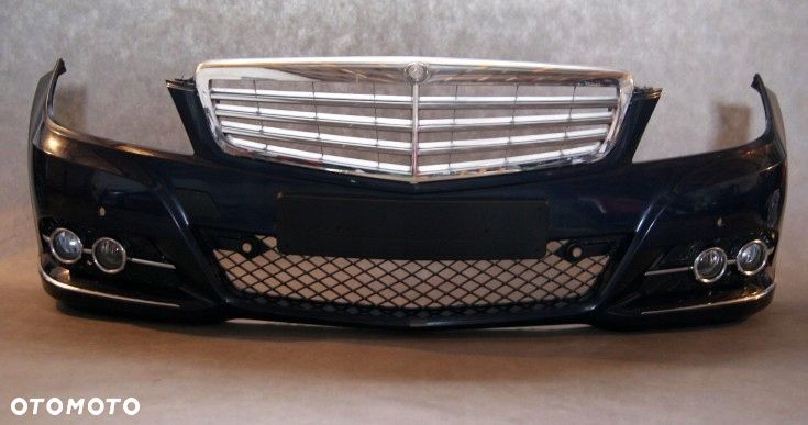 MERCEDES W204 PRZÓD ZDERZAK MASKA PAS CHŁODNICE - 4